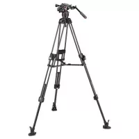   Manfrotto Nitrotech 608 fej + 645 Fast karbon állvány, k.terp ikerláb (MVK608TWINFC)
