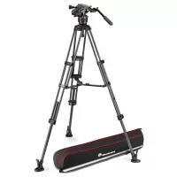   Manfrotto Nitrotech 608 & CF Twin MS video fej + karbon állvány