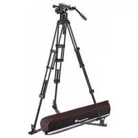   Manfrotto Nitrotech 612 & Alu Twin GS video fej + alu állvány