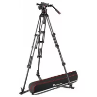   Manfrotto Nitrotech 612 & CF Twin GS video fej + karbon állvány