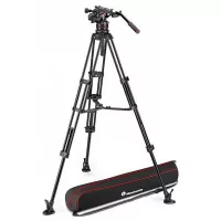   Manfrotto Nitrotech 612 & Alu Twin MS video fej + alu állvány