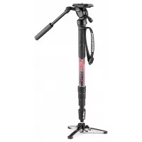   Manfrotto Element MII Video Monopod Alumínium kit Fluid Fejjel (MVMELMIIA4LIVE)