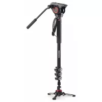   Manfrotto XPRO videó monopod, fluidtech talp, MVH500AH fluid fej