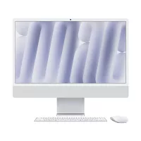   Apple iMac 24" M4 Chip 10-core CPU 10-core GPU 16GB/256GB 4.5K-s Retina kijelző Silver (ezüst) (MWUU3MG/A)