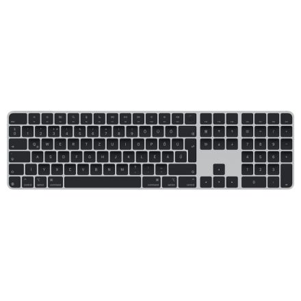 Apple Magic Keyboard Touch ID-val és számbillentyűzettel Apple chipes Machez (magyar kiosztás) (fekete billentyűk)