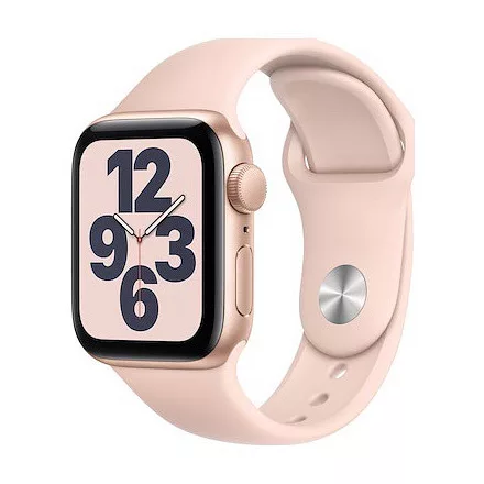 Apple Watch SE GPS 40 mm (arany alumíniumtok) (rózsaszín homok sportszíj) (MYDN2HC/A)