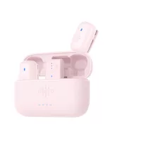   Luucco MiniPods K2 vezeték nélküli csíptetős lavalier wireless mikrofon szett telefonhoz USB-C (Rózsaszín)