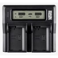  Newell DC-LCD dupla töltő NP-FP, NP-FH, NP-FV akkumulátorokhoz
