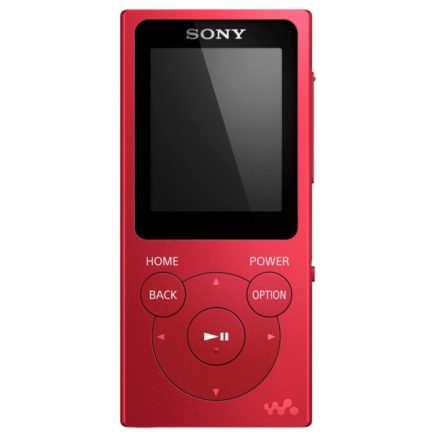 Sony NWE394R Walkman digitális zenelejátszó (piros)