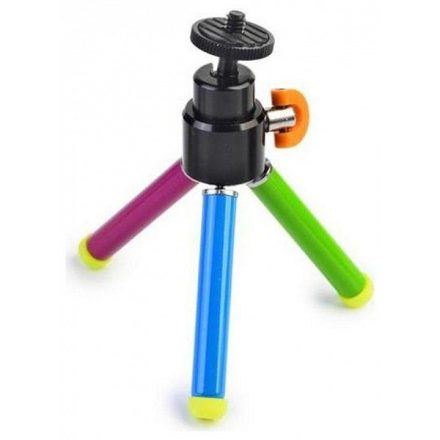 Polaroid miniállvány gömbfejjel, színes lábakkal