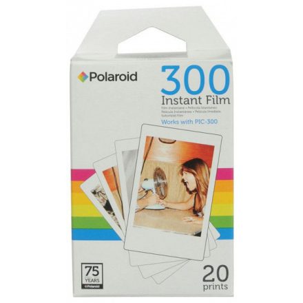 Polaroid 300 papír 5.3 x 8.6 cm (20 db)