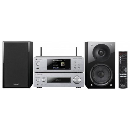 Pioneer P2-S kompakt komponens HiFi rendszer (ezüst)