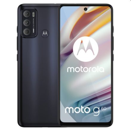 Motorola Moto G60 6GB/128GB Moonless Black Dual SIM kártyafüggetlen okostelefon (fekete)