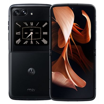 Motorola Razr 2022 8GB/256GB Quartz Black Dual SIM kártyafüggetlen okostelefon (fekete)