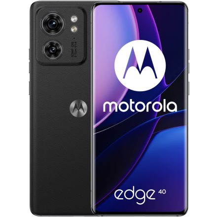 Motorola Edge 40 8GB/256GB Jet Black Dual SIM kártyafüggetlen okostelefon (fekete)