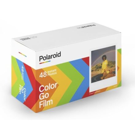 Polaroid Go színes film, fotópapír Polaroid Go instant kamerához, 48db instant fotó