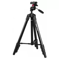   Rollei Compact Traveler Star S1 (DIGI 3400) állvány 3D fejjel + hordzsák (fekete)