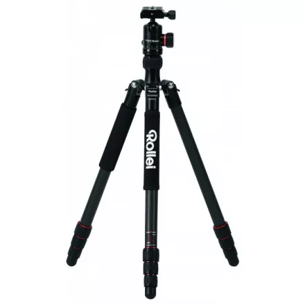 Rollei C5i Carbon állvány 360° gömbfejjel + monopod + bélelt táska (fekete) (R22610)
