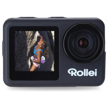 Rollei 8S Plus (akciókamera 4K/30/60fps 8M 170° Wifi képstabi vízálló tok érintőképernyő 2" kijelző)