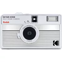   Kodak Ektar H35N half frame filmes fényképezőgép (csíkos ezüst)