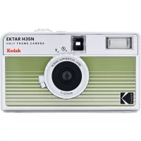   Kodak Ektar H35N half frame filmes fényképezőgép (csíkos zöld)