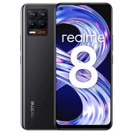 Realme 8 4GB/64GB Dual SIM kártyafüggetlen okostelefon (fekete)