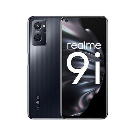 Realme 9i 4GB/64GB Dual SIM kártyafüggetlen okostelefon (fekete)