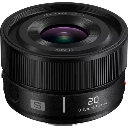 Panasonic Lumix S 20mm f/2.5 objektív (fekete)