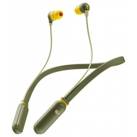 Skullcandy INKD+ Wireless nyakpántos fülhallgató (szürke-sárga)