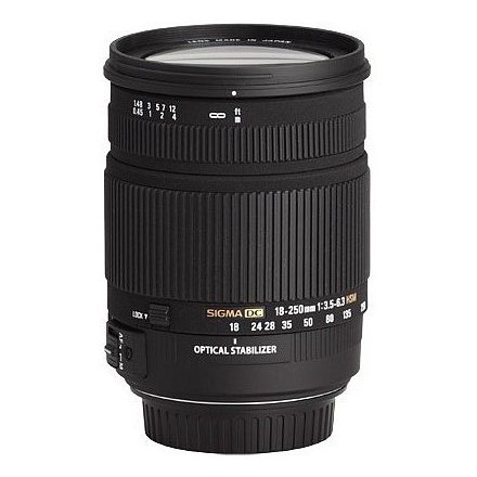 Sigma 18-250mm f/3.5-6.3 DC Macro OS HSM (Nikon) (használt)