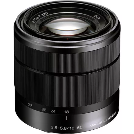 Sony E 18-55mm f/3.5-5.6 OSS (fekete) (használt)