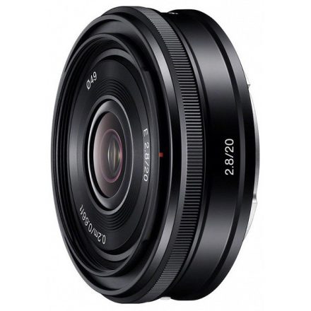 Sony 20mm f/2.8 (Sony E) (fekete) (SEL20F28.AE)