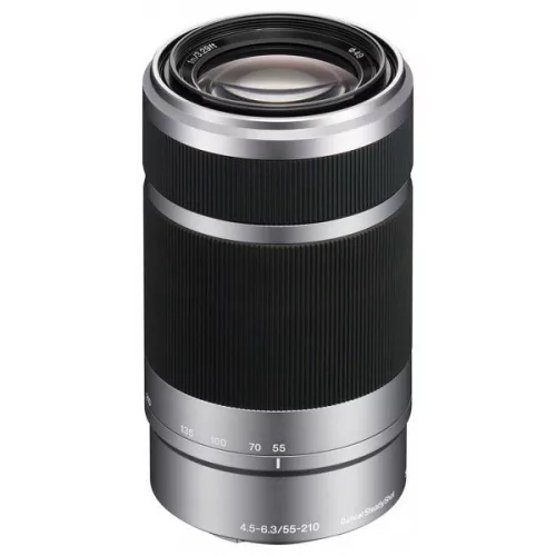   Sony 55-210mm f/4.5-6.3 OSS (Sony E) (ezüst) (SEL55210) (használt)