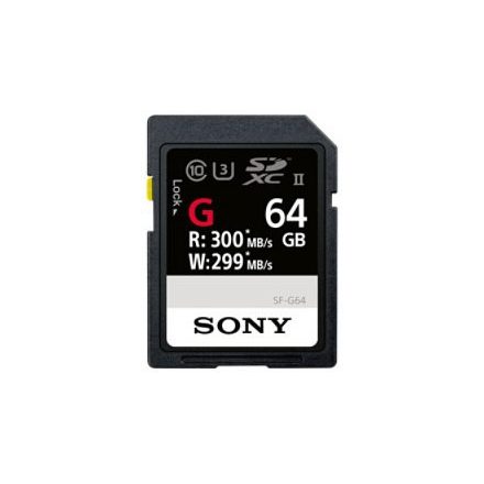 Sony SDXC 64GB Class 10 UHS-II U3 (299MB/s) (SF64G)