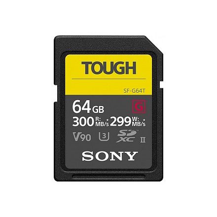 Sony Tough G 64GB SDXC UHS-II (300MB/s) memóriakártya (SF64TG)