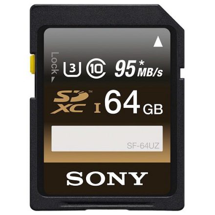 Sony SDXC 64GB Class 10 UHS-I U3 (95MB/s, 90MB/s) (SF64UZ)