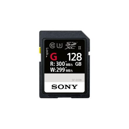 Sony SDXC 128GB Class 10 UHS-II U3 (299MB/s) (SFG1G)