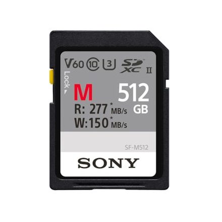 Sony M 512GB SDXC (277MB/s) memóriakártya