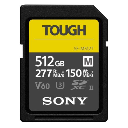 Sony Tough M 512GB SDXC (277MB/s) memóriakártya