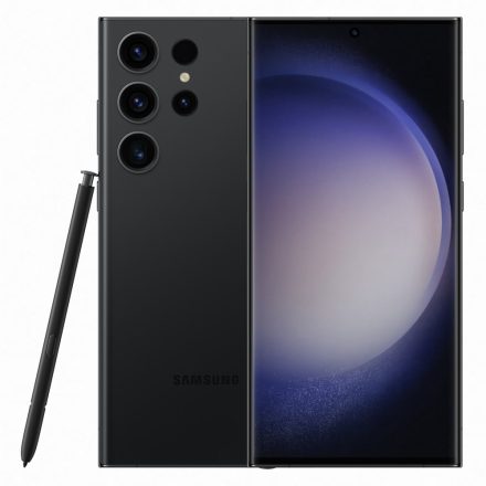 Samsung Galaxy S23 Ultra 5G (SM-S918) 8GB/256GB Dual SIM kártyafüggetlen okostelefon (fantomfekete)
