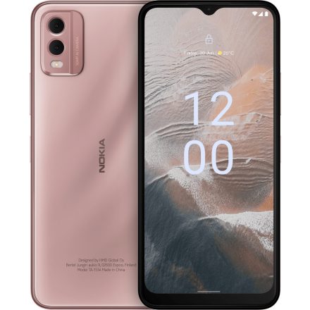 Nokia C32 4GB/64GB Dual SIM kártyafüggetlen okostelefon (rózsaszín)