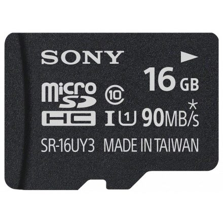 Sony microSDHC 16GB Class 10 UHS-I U1 (90MB/s) (SR16UYA)