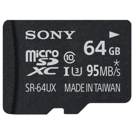 Sony microSDXC 64GB Class 10 UHS-I U3 (95MB/s, 70MB/s) (SR64UXA)