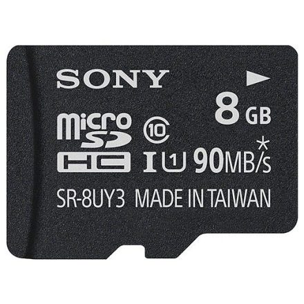 Sony microSDHC 8GB Class 10 UHS-1 U1 (90MB/s) (SR8UYA)