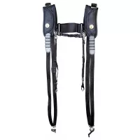   Sun-Sniper Rotaball-DPH Double-Plus-Harness dupla fényképezőgép vállszíj