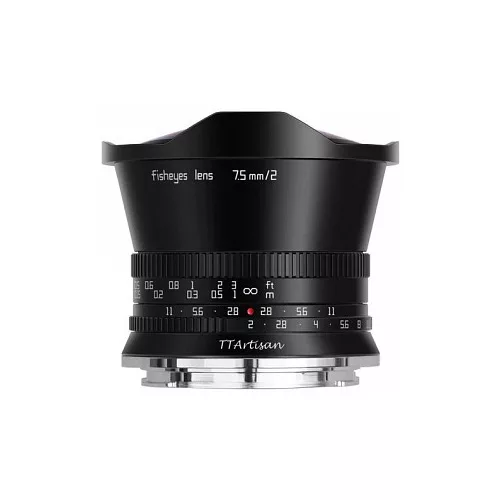 TTArtisan 7,5mm APS-C f/2.0 Fisheye (Sony E) (TTAA31B-E)