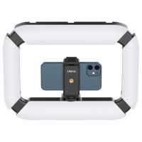   Ulanzi U200 vlogger rig, beépített LED világítással, telefon tartóval, 3 vakupapucs csatlakozóval (UL-2245)
