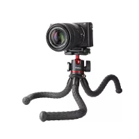   Ulanzi Octopus MT-33 hajlítható lábú állvány gömbfejjel, telefon adapter, vakupapucs, 1/4" bemenet