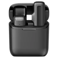   Ulanzi J11 vezeték nélküli Lavalier mikrofon (1 mikrofon és 1 vevő, usb-c csatlakozás) (fekete)