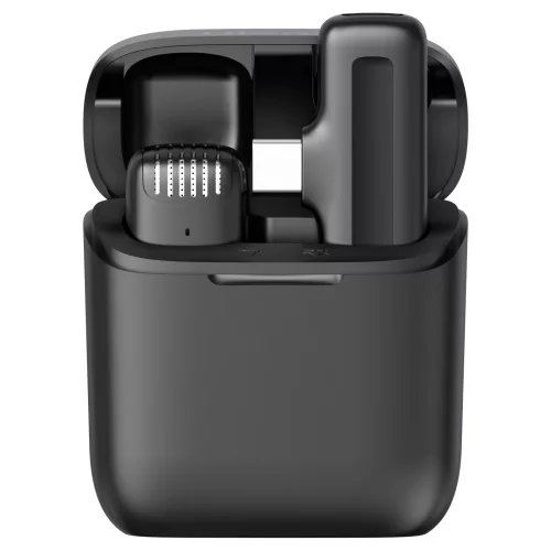   Ulanzi J11 vezeték nélküli Lavalier mikrofon (1 mikrofon és 1 vevő, usb-c csatlakozás) (fekete)